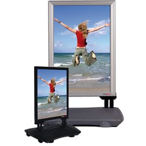 Poster stand DISPLAY SALES customer stopper WindPro® DIN A1