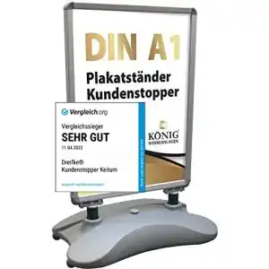 Plakatstaender dreifke kundenstopper keitum wind line din a1