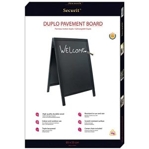 Porta poster SECURIT SBD-BL-85 fermo cliente WOODY