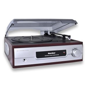 Karcher turntable with built-in stereo speakers
