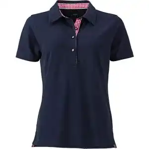 Poloshirt damen james nicholson damen ladies traditional polo