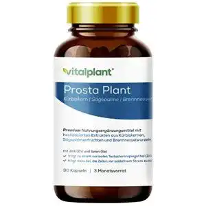 Prostata tabletten vitalplant prosta plant kapseln im braunglas