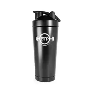 Proteinshaker bmp fitness edelstahl protein shaker 750 ml