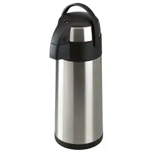 Pumpthermoskanne axentia airpot in silber pumpkanne