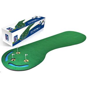 Tapete de golf PGA TOUR PGA con TRES hoyos, tapete de golf de 90 x 24 cm