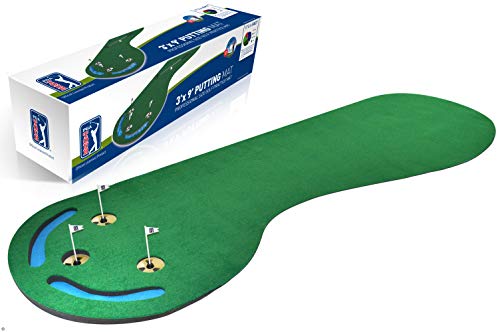 Putting-Matte PGA TOUR PGA mit DREI Löchern, 90 x 24 cm Golf Matte