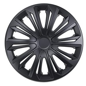 Hub caps NRM wheel cover Strong black matt 15 inch 4 pieces