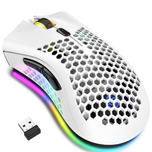 Razer Mouse JYCSTE Mouse para jogos sem fio, mouse de computador
