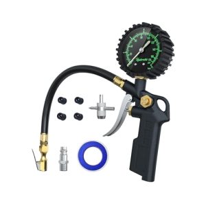 Medidor de presión de neumáticos Medidor de presión de aire para inflador de neumáticos AstroAI