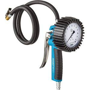 Medidor de pressão dos pneus Hazet inflador de pneus 9041G-1, calibrado