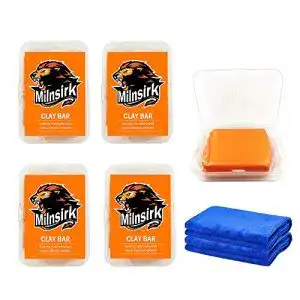 Reinigungsknete milnsirk auto car clay bar 4 packung 400g