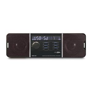 Rádio automotivo retrô Aquacars.fr rádio automotivo USB/SD/Aux sintonizador FM