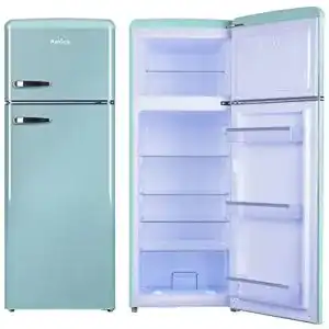 Retro kuehlschrank amica kgc 15632 t retro kuehl gefrierkombination