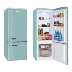 Frigorífico retro Amica KGCR 384 150 T / combinación frigorífico-congelador