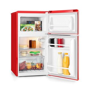 Klarstein Garfield retro refrigerator – 4-star freezer