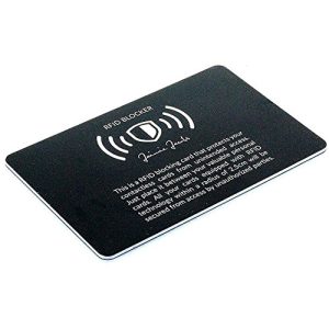 RFID Blocker Jaimie Jacobs ® card Protección RFID para tarjetas de crédito