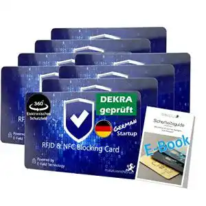 Rfid blocker makakaontherun 8x rfid blocker karte