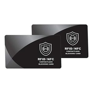Bloqueador RFID Cartão bloqueador RFID SmartProduct - Cartão de proteção NFC