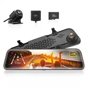 Rueckspiegel dashcam wolfbox 12 g840s 4k spiegel dashcam