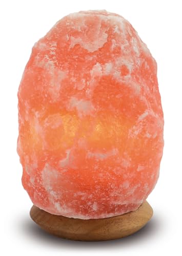 Lámpara de Cristal de Sal del Himalaya SALT DREAMS Iluminada