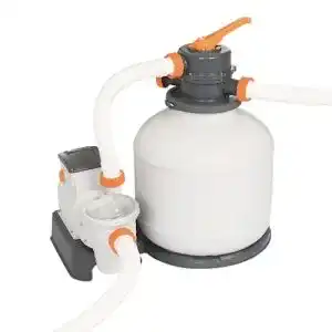 Sandfilteranlage bestway flowclear mit zeitschaltuhr 5 678 l h grau