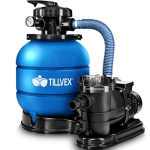 Sandfiltersystem tillvex 10 m³/h – filtersystem 5-vejs ventil