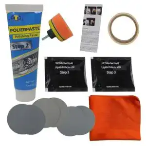 Scheinwerfer polierset atg scheinwerfer aufbereitung set polierset