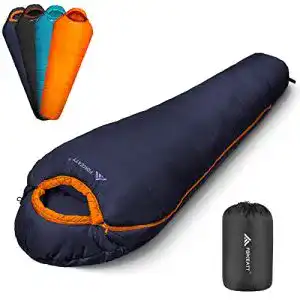 Schlafsack forceatt 3 bis 4 jahreszeiten decken fuer camping