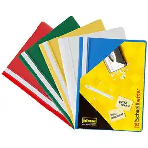 Schnellhefter idena 307007 fuer din a4 aus kunststoff 10 stueck
