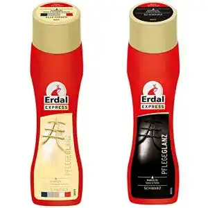 Schuhcreme erdal 2x express pflegeglanz alle farben schwarz