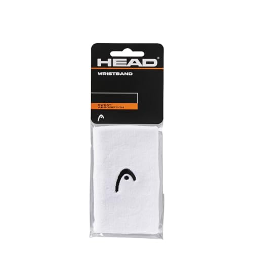 Schweißband HEAD Unisex-Erwachsene 5 , weiß, Einheitsgröße - schweissband head unisex erwachsene 5 weiss einheitsgroesse