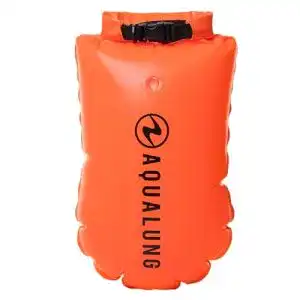 Schwimmboje aqualung idry bag aufblasbar wasserdicht 15l