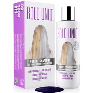 Silver Shampoo BOLD UNIQ Anti-yellowing Purple Shampoo