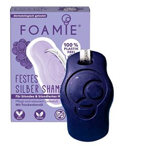 Silver Shampoo Foamie Shampoing Solide Cheveux Blonds