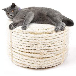 Sisal Rope JSPYFITS Natural Sisal Rope for Cats 7mm