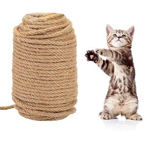 Cuerda de sisal KATELUO para rascador, juguete para gatos, 50M
