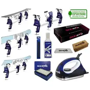 Skiwachs set skinstar skiwax set 11 teilig skispanner buegeleisen
