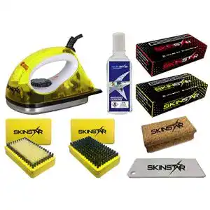 Skiwachs set skinstar starter ski wachs set wachsbuegeleisen