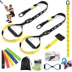 Sling trainer ailuki schlingentrainer sling trainer set mit tueranker