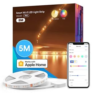Smart Home Lampe meross Led Strip 5m, Apple HomeKit