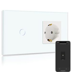 Smart-Home-Lichtschalter BSEED Normal Steckdose mit Smart Alexa