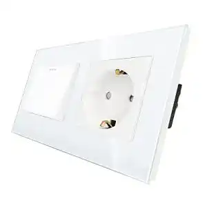 Smart home lichtschalter cnbingo schuko steckdose mit lichtschalter