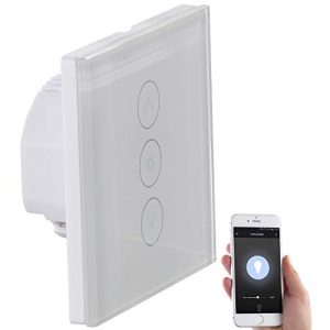 Smart-Home-Lichtschalter Luminea Home Control Alexa Dimmer Unterputz