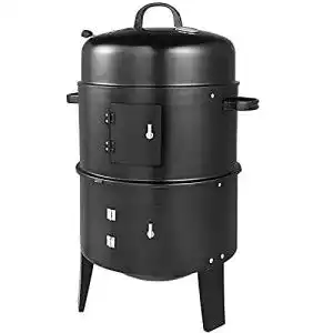 Smoker grill gardebruk deuba smoker 3in1 inkl thermometer
