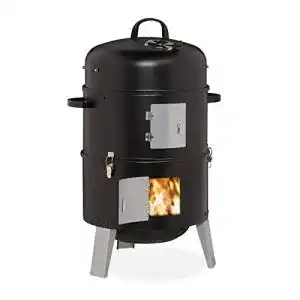 Smoker grill relaxdays smoker 3in1 grillen raeuchern garen