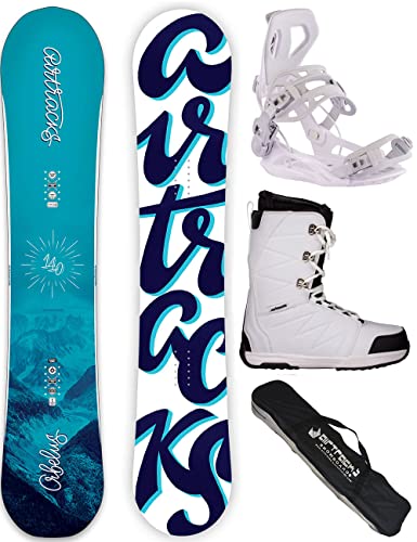 Snowboard Airtracks Damen Set Freestyle Freeride Orbelus Lady