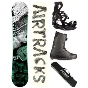 Snowboard airtracks herren set freestyle freeride wide board