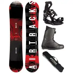 Snowboard airtracks set herren wide eight freestyle freeride 155