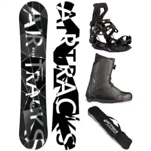 Snowboard airtracks set wide board refractions game 155