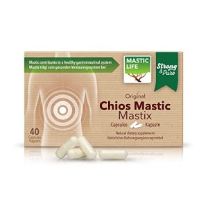 Sodbrennen-Tabletten Masticlife Mastix Strong&Pure (40 Kapseln)